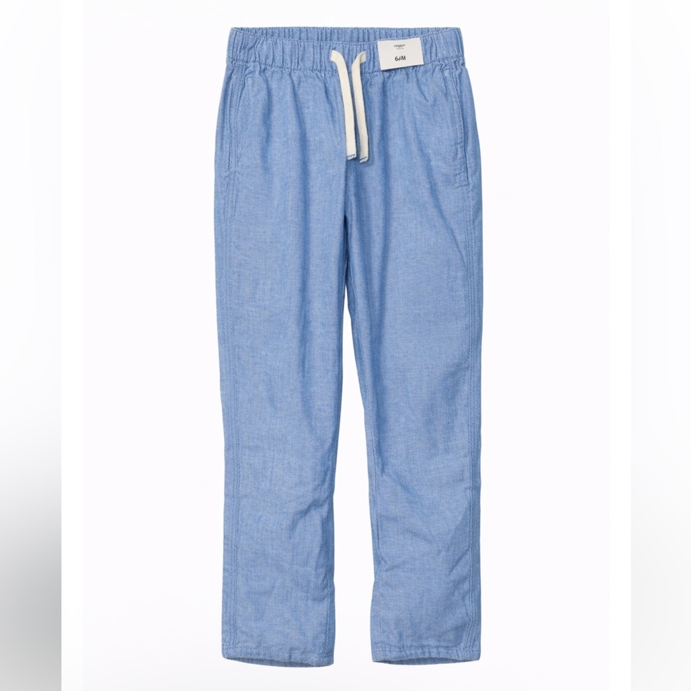 ‼️SALE‼️ Kids H&M Light Blue Herringbone Drawstring Pants